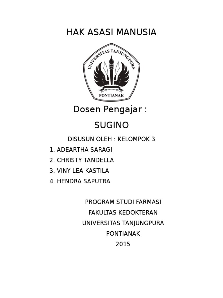 Makalah Ham Agama Katolik