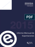 Informe Mensual Exportaciones 2015