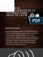 3.3 Violencia Sobre La Salud