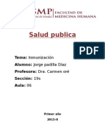 Salud Publica Inmunizacion