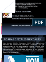 Normas Oficiales Mexicanas.
