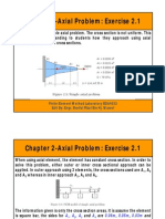 Exercise 1 Axial Element