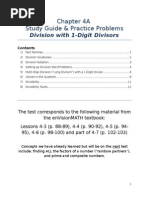 Chapter 4A Study Guide