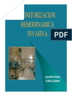 Monitorizacion Hemodinamica Invasiva