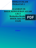 Bukti Allah Wujud