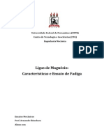 Ligas de Magnésio - Shinohara Ensaios Mecânicos