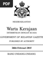 RUU Kanun Jenayah Syariah II (2015) Negeri Kelantan PDF