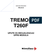 Tremol t260f - Prilog Iii - Upute Za Inicijalizaciju Gprs Modula
