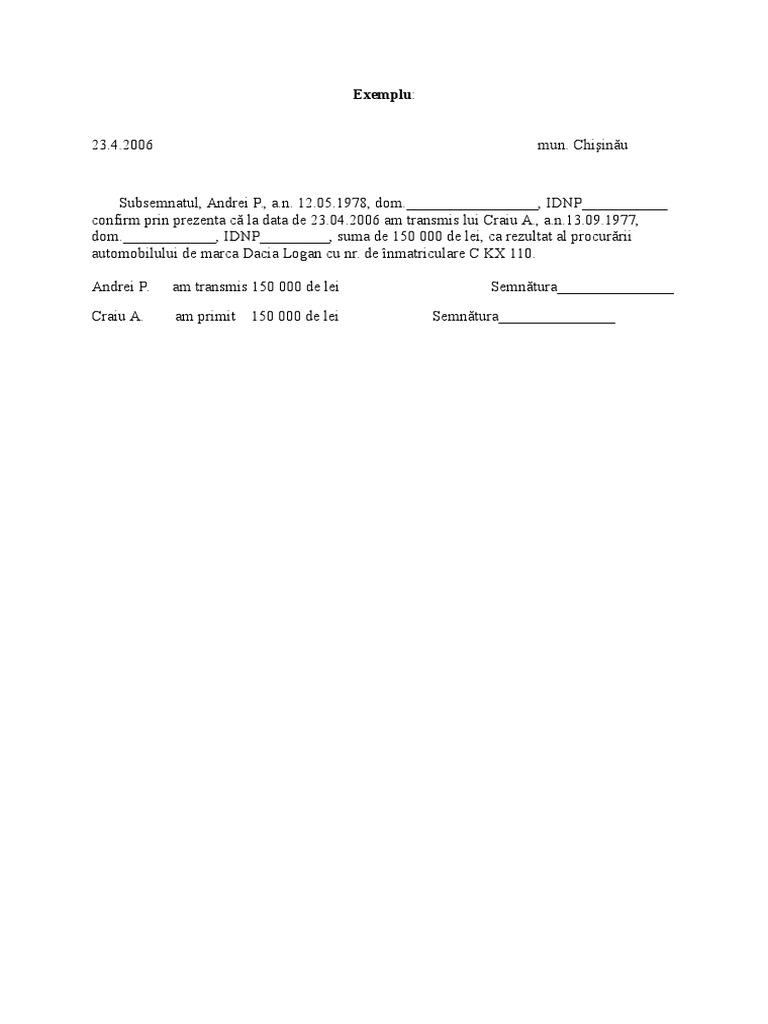 Model Recipisa | PDF