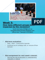 Week 5:: How Have Different Groups Been Impacted by The Recession?