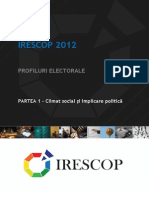 IRESCOP 2012 - I - Climat Social Şi Implicare Politică