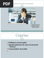 Stresul La Locul De Munca