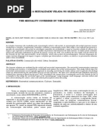 Reflexões Sobre a Sexualidade Velada No Silêncio Dos Corpos