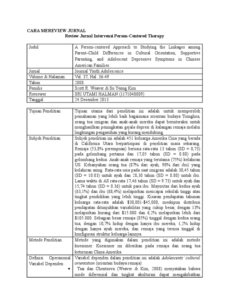 Cara Mereview Jurnal