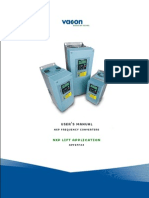 Vacon NXP Lift APFIFF33 Application Manual UD01041