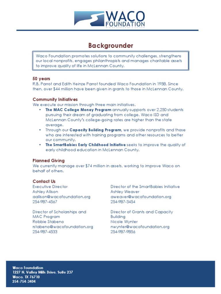 Backgrounderdone | PDF