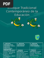 Enfoque Tradicional Contemporáneo de La Educación