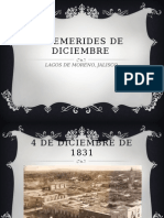 Efemerides de Diciembre