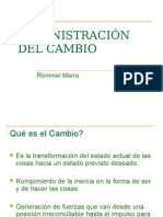 La Administracion Del Cambio