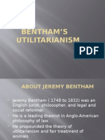 Bentham's Utilitarianism