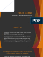 Shadow Day Presentation