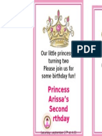 Arissa Birthday Card