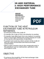 High Performance Heat Exchanger Tube Design and Material Selection