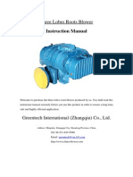 Roots Blower Operating Manual