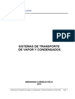 Sistemas de Transporte de Vapor y Condensados 2013