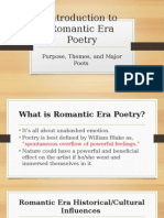 Romantic Poetry - Introduction To Romantic Era Poetry