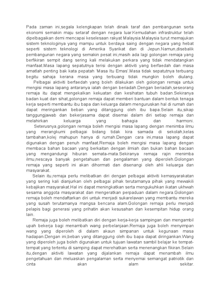 Mengisi Masa Lapang Pdf