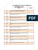 Takwin Dan Perancangan Tahunan Prasekolah