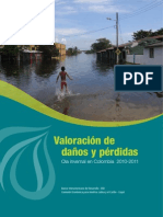Valoración de Daños y Pérdidas. Ola Invernal en Colombia 2010-2011