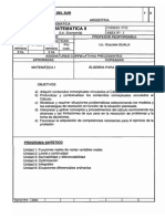 UNS - Programa Analítico Matemática II PDF