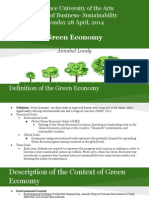 economics of sustainability- green economy