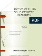 Kinetics of Fluid-solid Catalytic Reactions