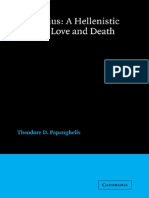 Theodore D. Papanghelis Propertius A Hellenistic Poet On Love and Death 2009