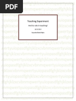 Download Teaching Experiment Methodology by Carlos Araujo SN259815237 doc pdf