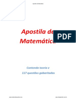 Apostila Matematica Cesgranrio - Apostila Completa Cesgranrio