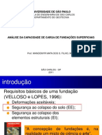 Capacidade de Carga Fundações Superficiais