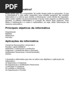 O Que é Informática