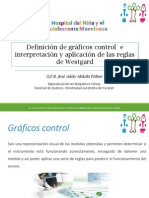 Definición de Gráficos Control e Interpretación y Aplicación de Las Reglas de Westgard