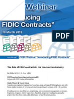 The Role of FIDIC contracts in the construction industry 