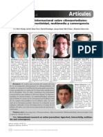 Diaz, Masip, Micó, Salaverría (2010) Investigación Internacional Sobre Ciberperiodismo, Hipertexto, Interactividad, Multimedia y Convergencia