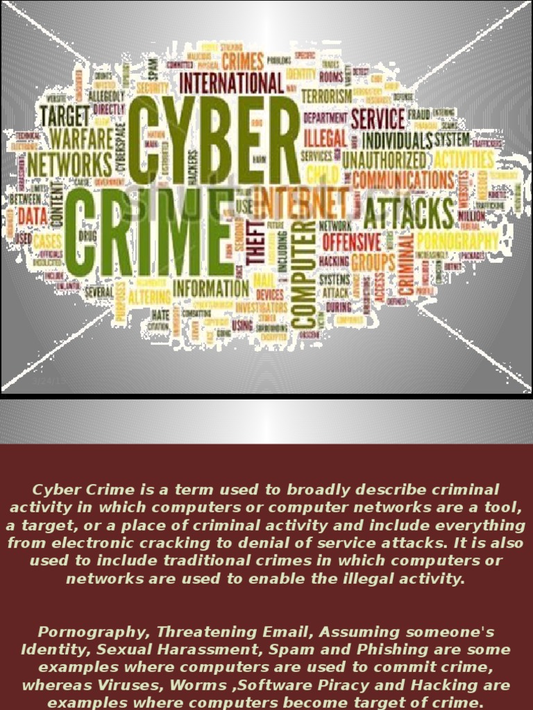 Overview of Cyber Crime Types and Laws | PDF | Cybercrime | Phishing