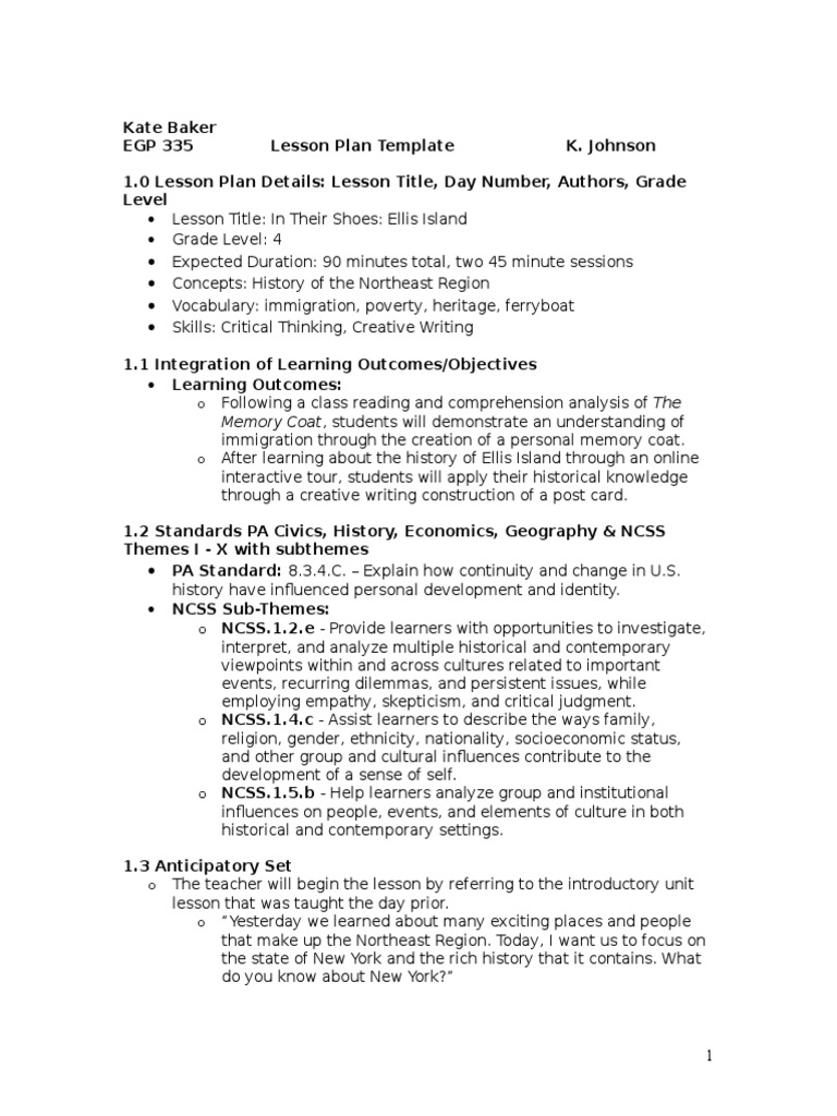 Lesson Plan 2 | PDF | Educational Assessment | Reading Comprehension