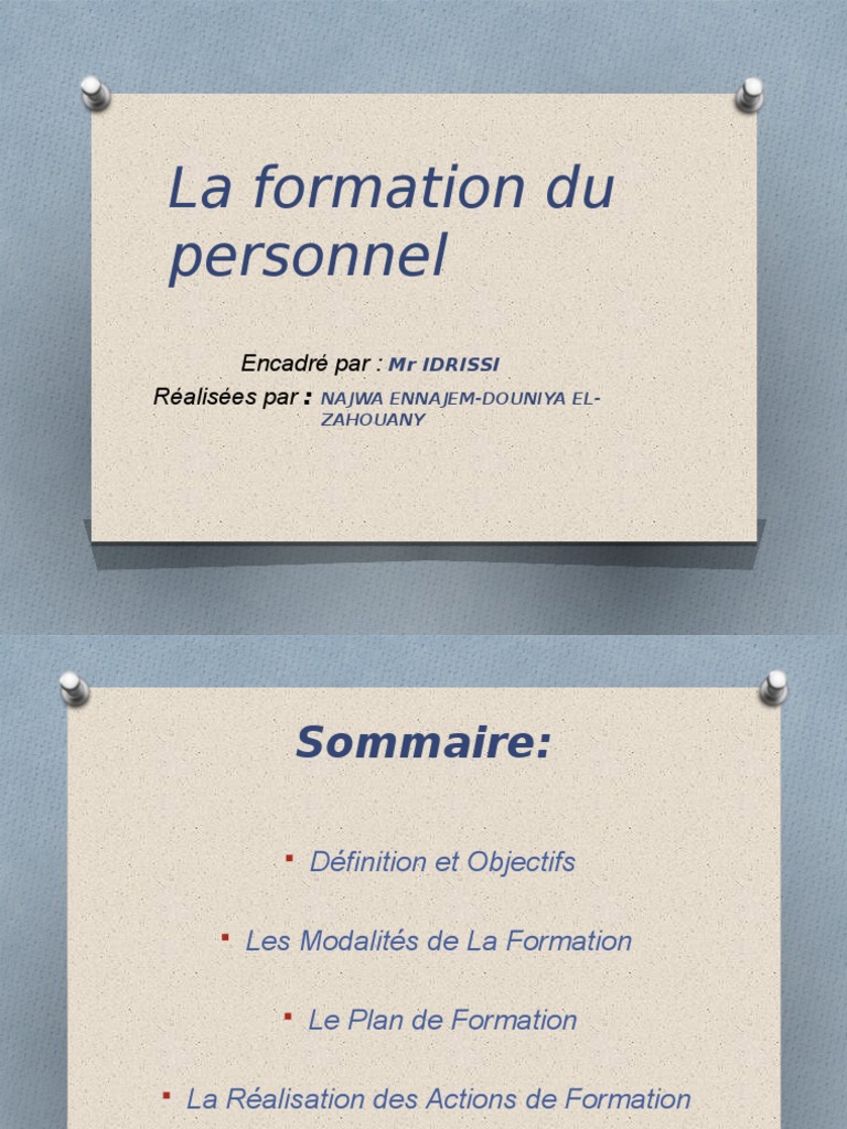 Types de formation du personnel | PDF | Business | Psychologie