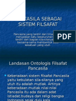 Pancasila Sebagai Sistem Filsafat