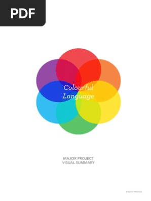 Download Colourful Language Visual Summary PSD Mockup Templates