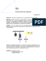 Estudio Estatico Del Resorte